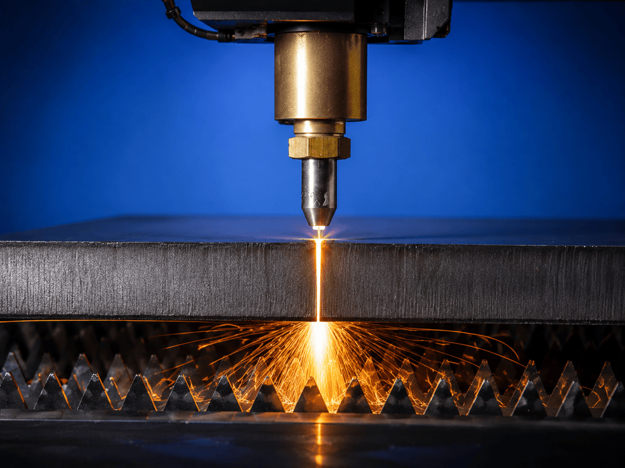 Oxicorte en pantógrafo CNC de placa de acero